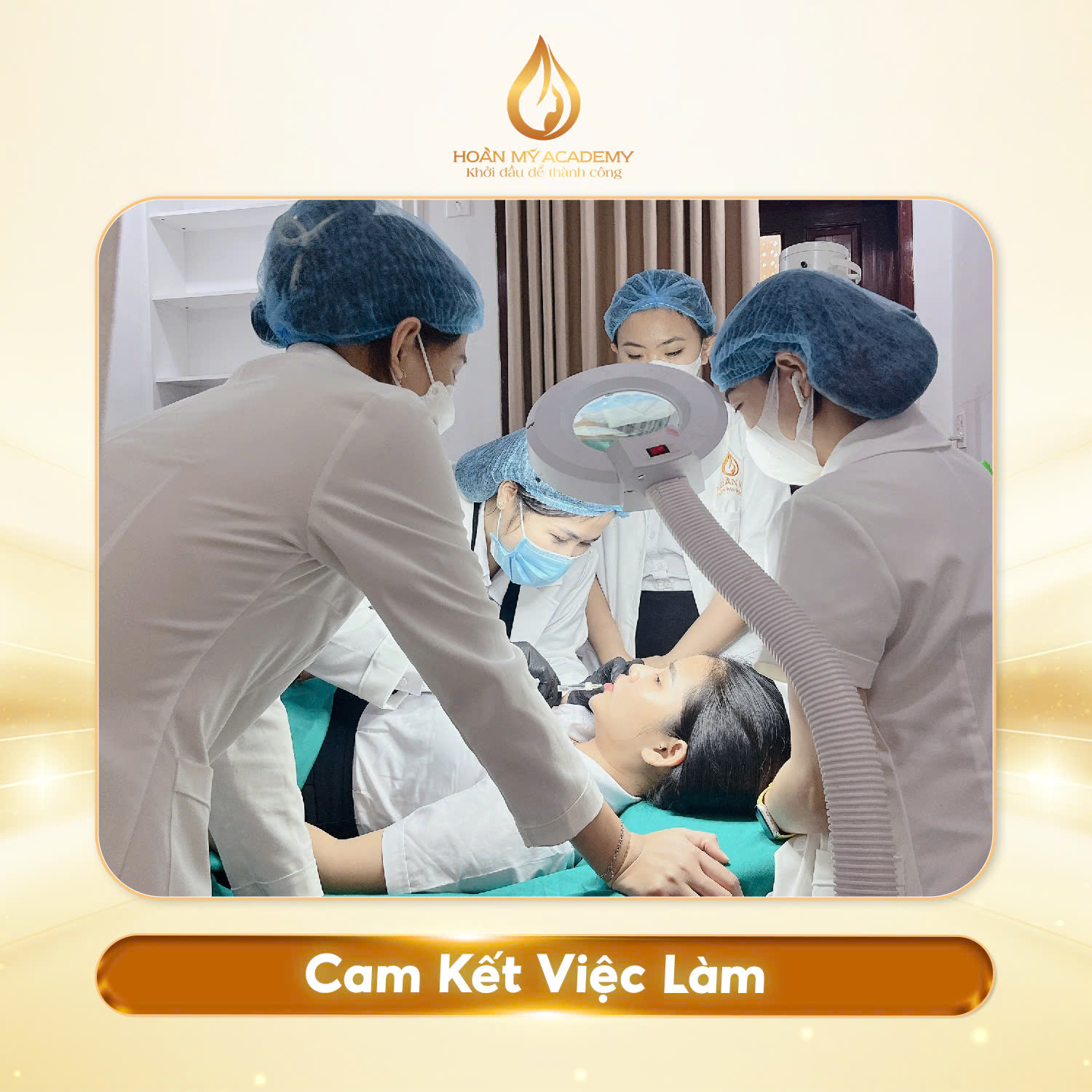 Lợi ích vượt trội khi tham gia khóa học phun tại Học Viện Quốc Tế Hoàn Mỹ
