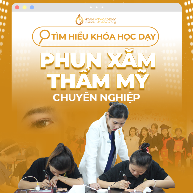 Tìm hiểu khóa học dạy xăm thẩm mỹ chuyên nghiệp