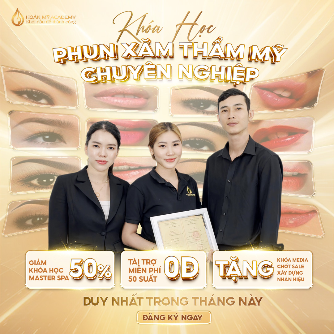 giáo trình dạy phun xăm thẩm mỹ