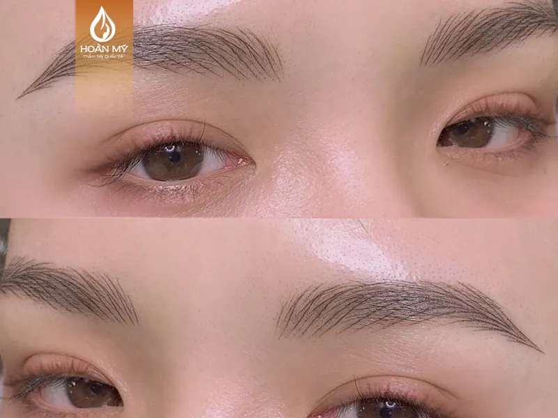 Kỹ thuật Hairstrokes giúp tạo ra những sợi mày siêu mảnh, tự nhiên và sắc nét