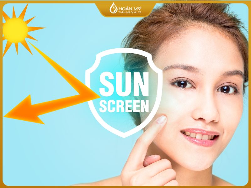  Bảo vệ da sau vi kim sinh học khỏi ánh nắng và ánh sáng xanh