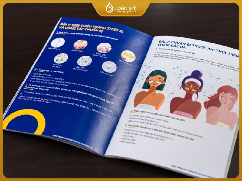 Giáo trình học spa giới thiệu tổng quan ngành làm đẹp và các dịch vụ spa phổ biến