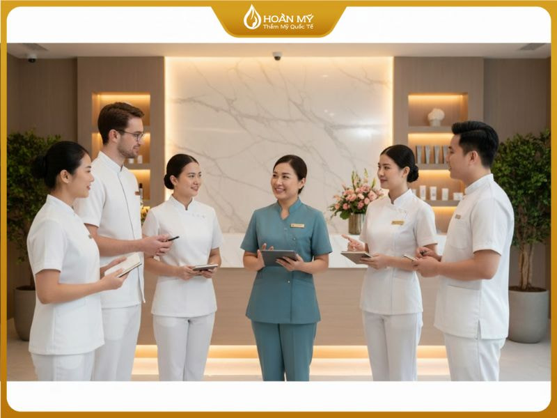 Quản lý đội ngũ nhân viên spa