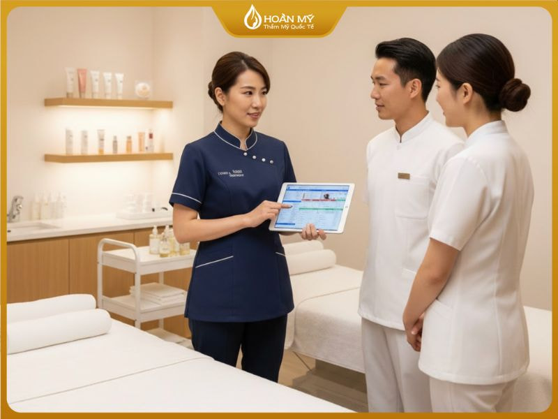 quy trình quản lý spa