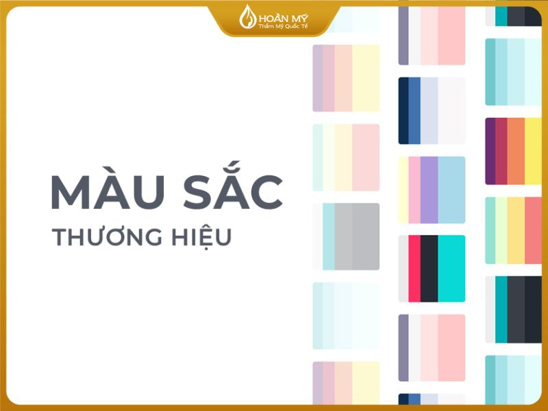 Các thành phần của bộ nhận diện thương hiệu: logo, màu sắc, đồng phục,...
