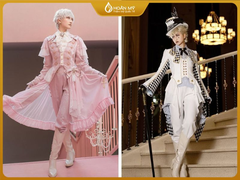 Phong cách Kawaii chú trọng vào sự tươi trẻ, má hồng đậm và đôi mắt to tròn lấp lánh.